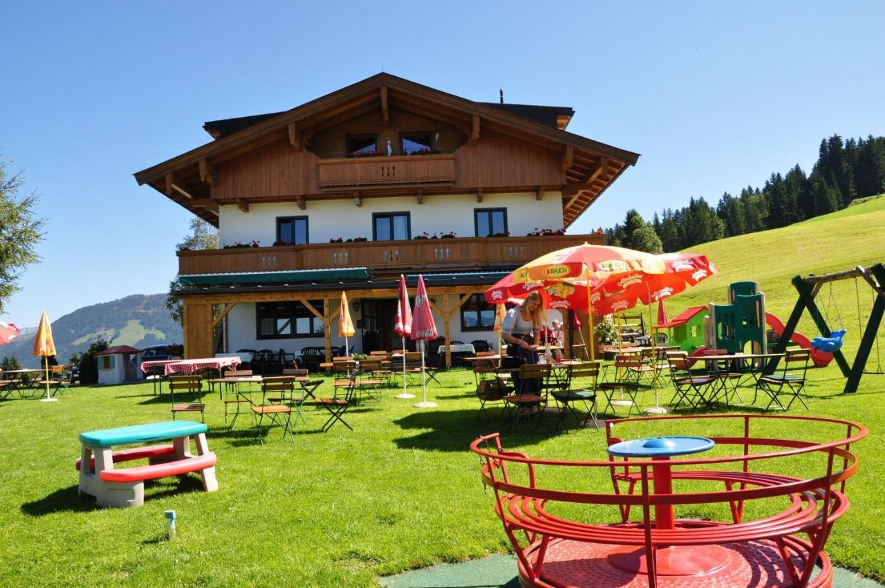 Alpengasthof Hirschberg Sankt Johann in Tirol Exterior foto