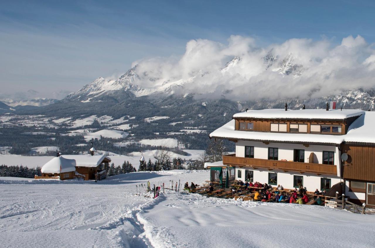 Alpengasthof Hirschberg Sankt Johann in Tirol Exterior foto